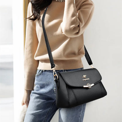 PU Crossbody Bag Casual Elegant Shoulder Bag