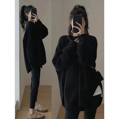 Cashmere Elegant Wool Knit Sweater