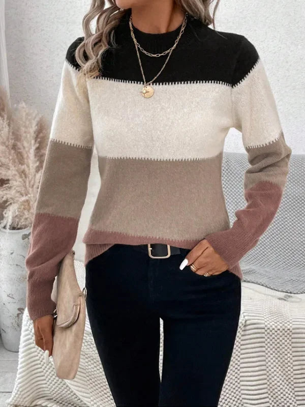 Women's Striped Knit Sweater