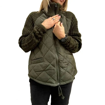 SANWOOD Patchwork Winter Coat