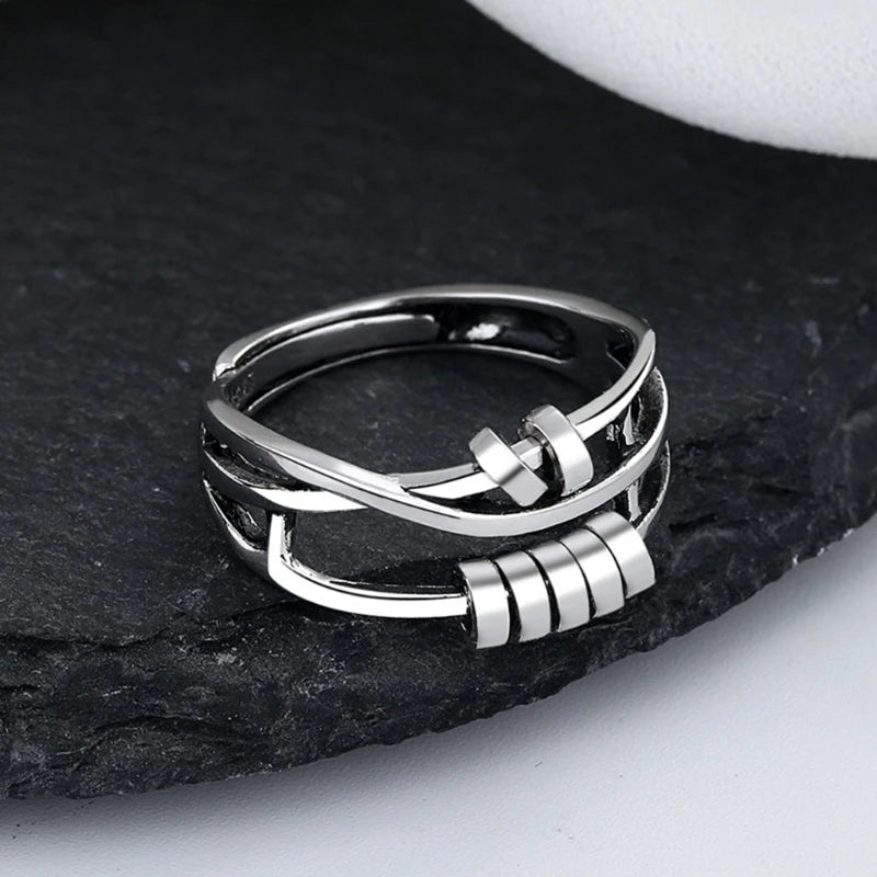 Adjustable Anxiety Fidget Ring