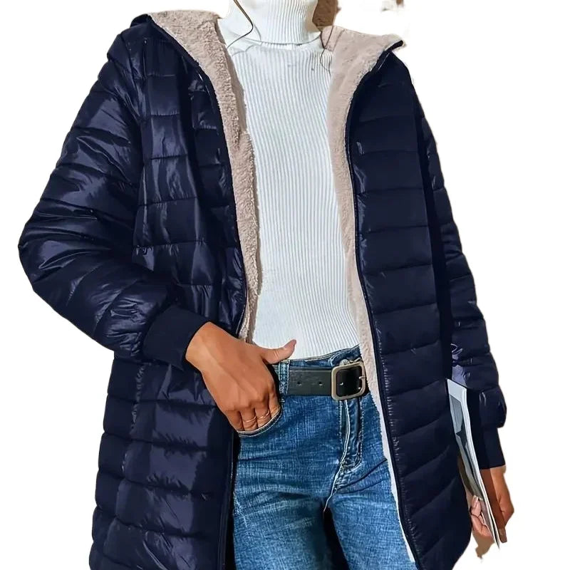 Women's Quilted Hooded Jacket