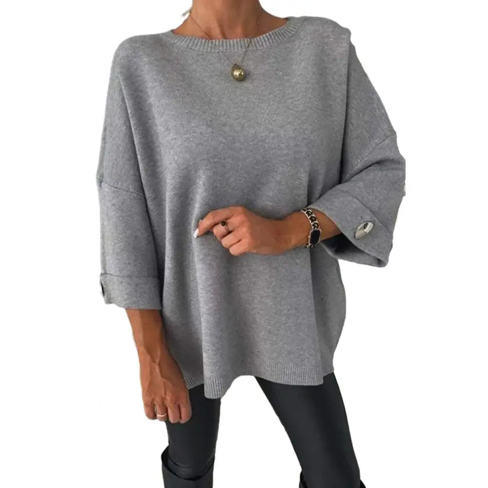 Women's Casual Long Sleeve Knit Top