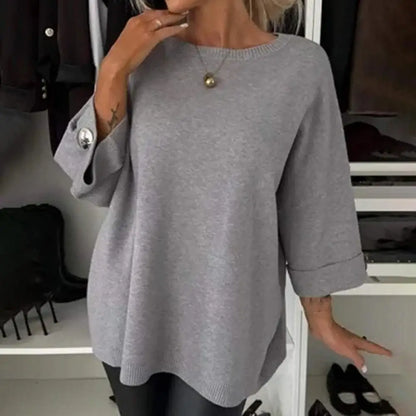 Women's Casual Long Sleeve Knit Top