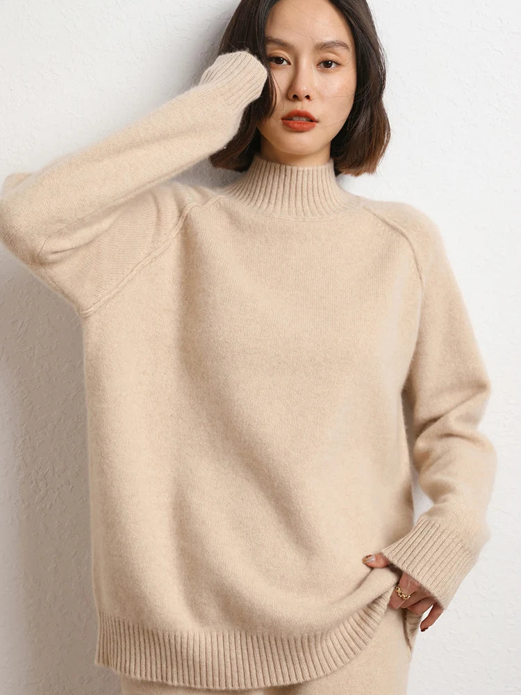 Plus Size Cashmere Pullover Sweater