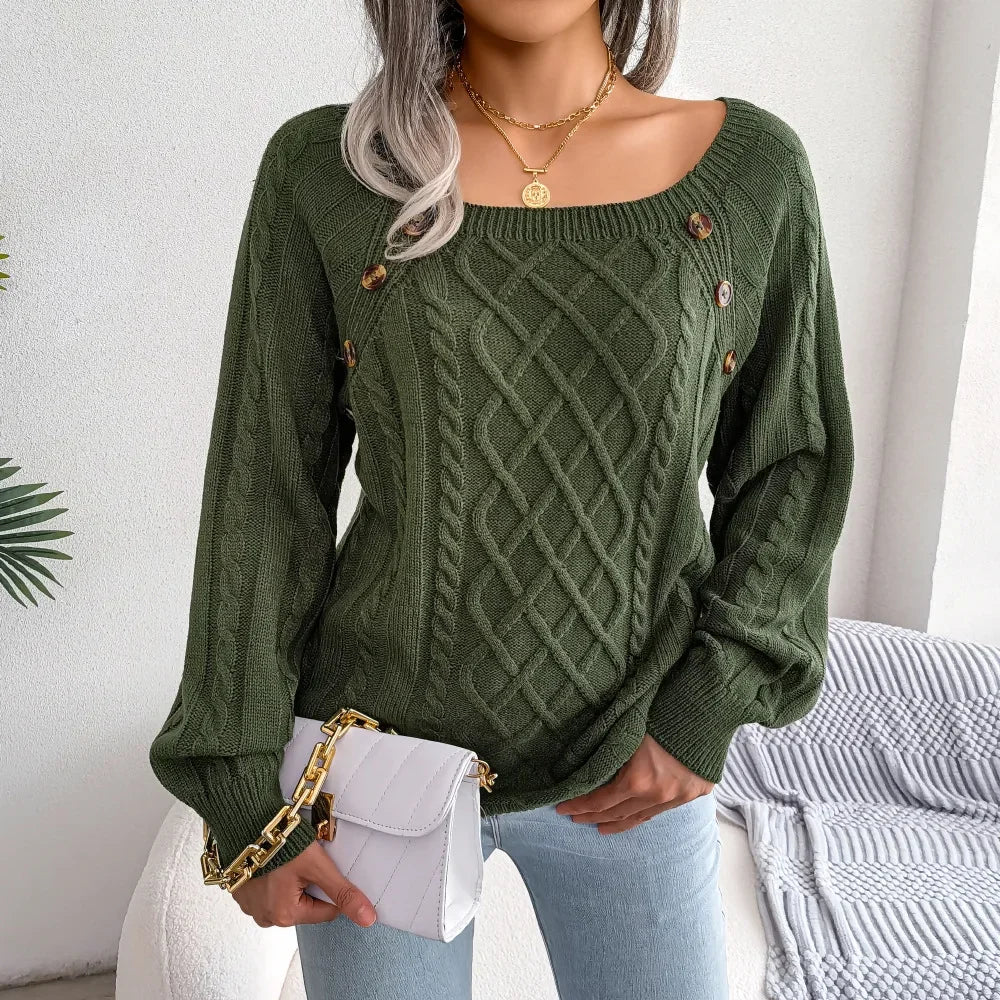 Loose-fitting Knit Sweater