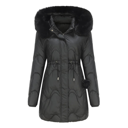 Women's Long Hooded Winter Coat