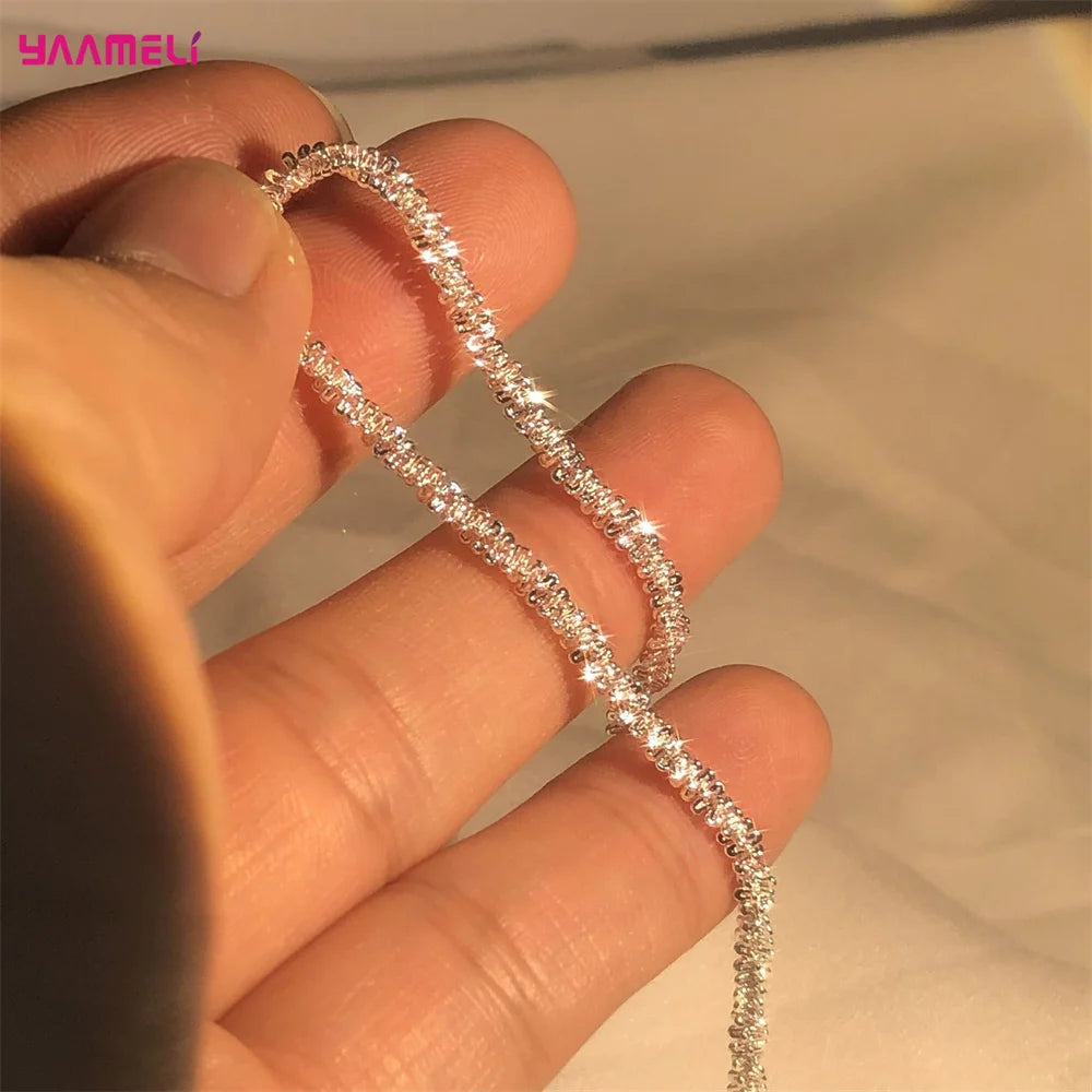 925 Sterling Silver Zircon Bracelet