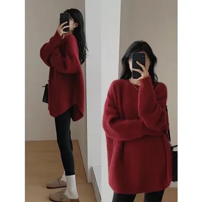 Cashmere Elegant Wool Knit Sweater