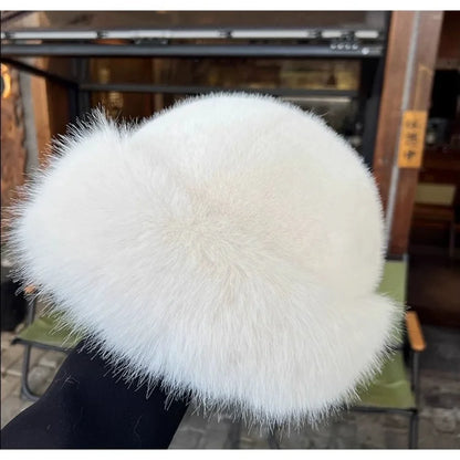 Women's Faux Fur Bucket Hat