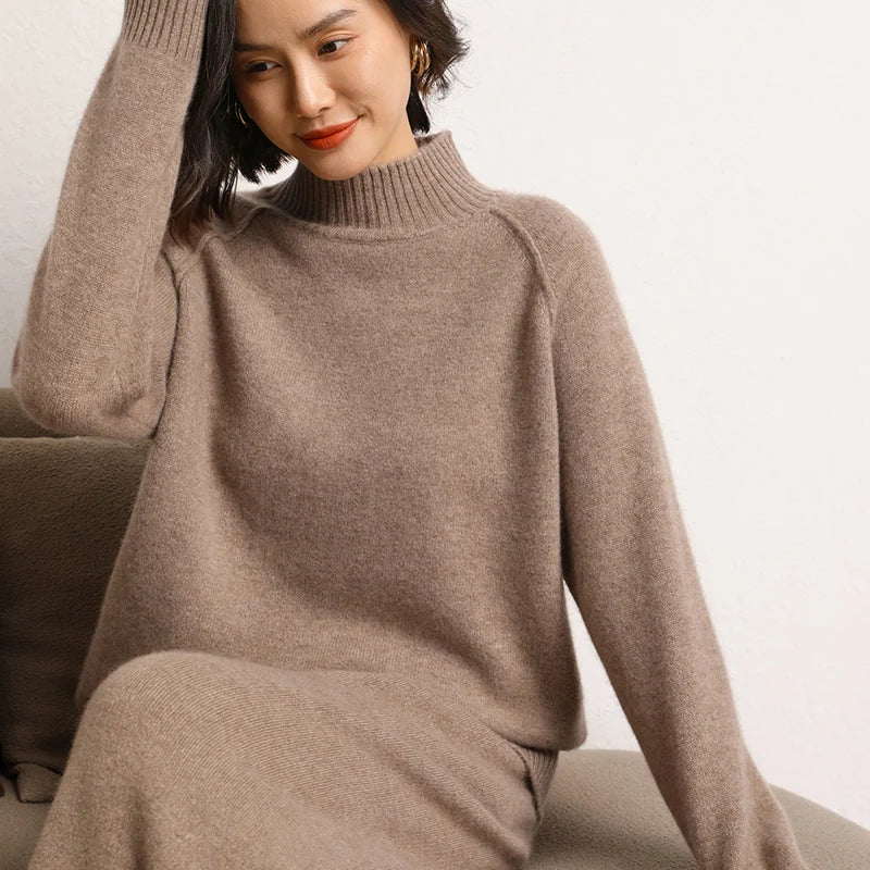 Plus Size Cashmere Pullover Sweater