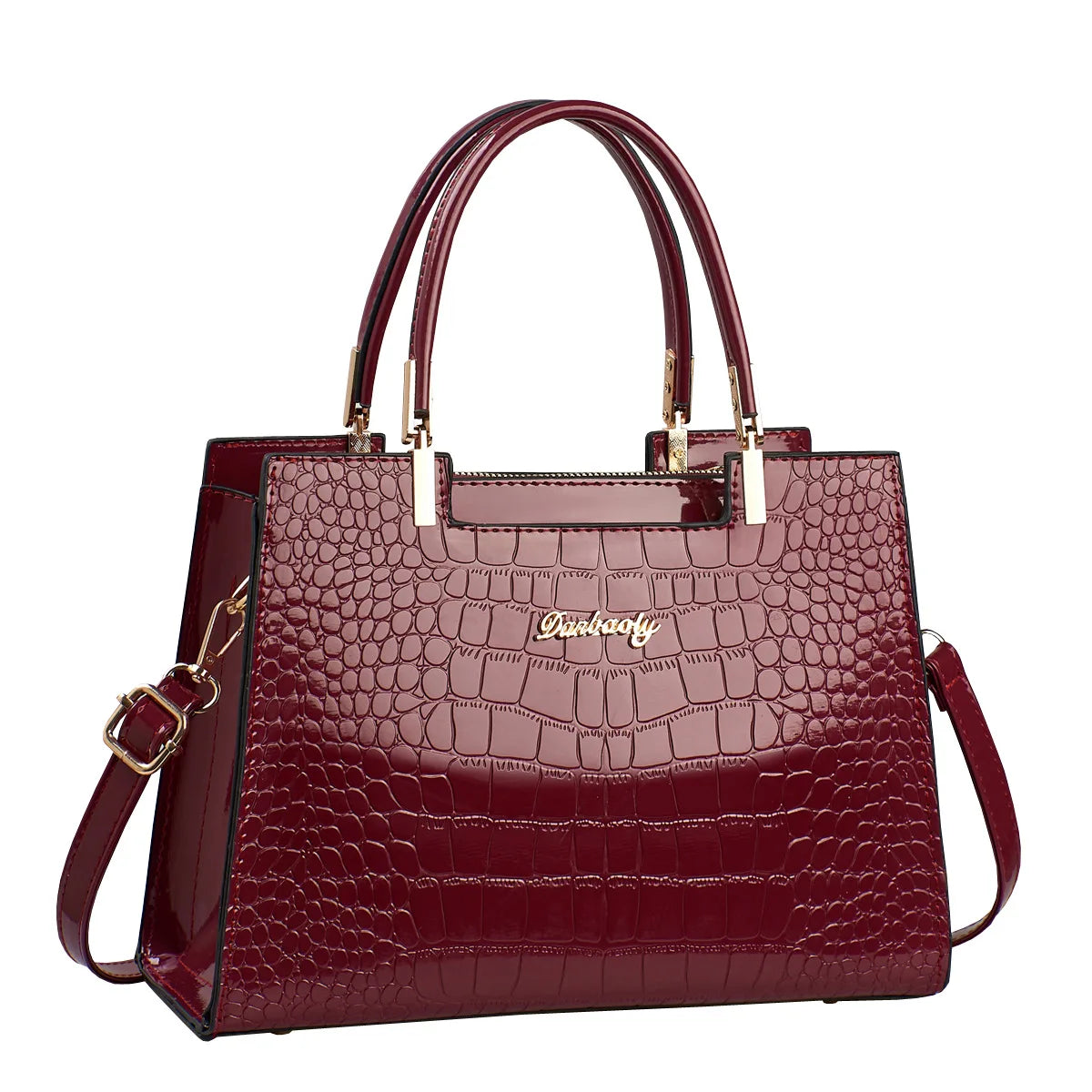 Chic Serpentine Pattern PU Leather Tote