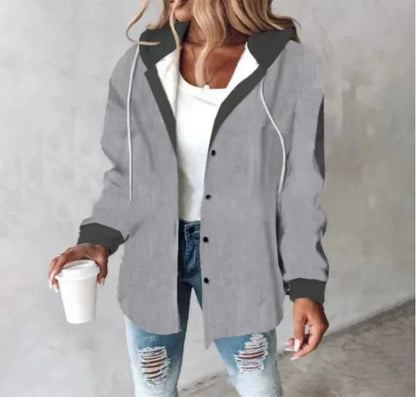 Hooded Plaid Jacket