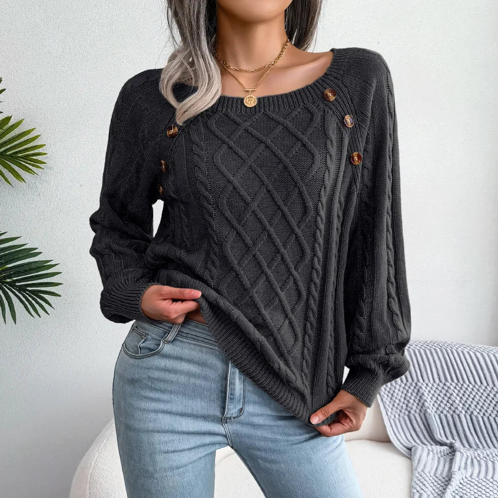 Loose-fitting Knit Sweater