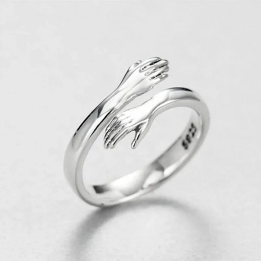 Trendy Geometric Alloy Ring