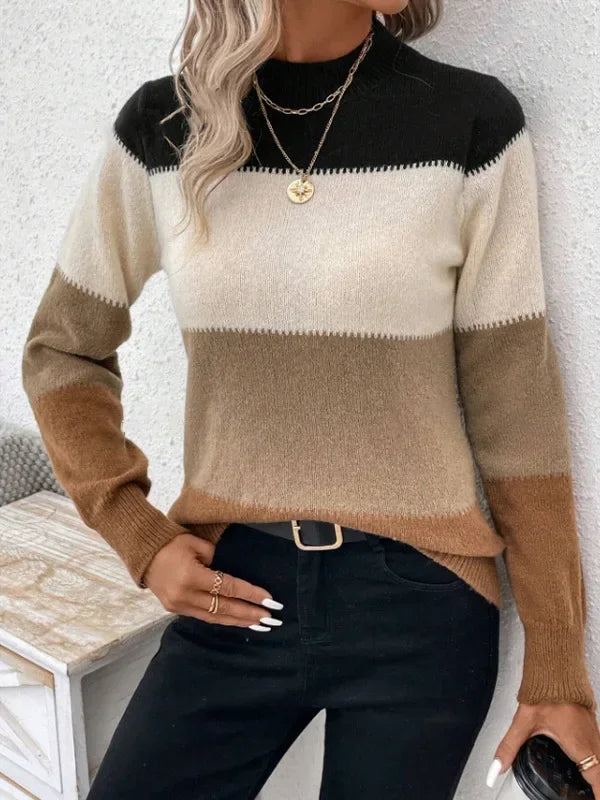 Women's Striped Knit Sweater