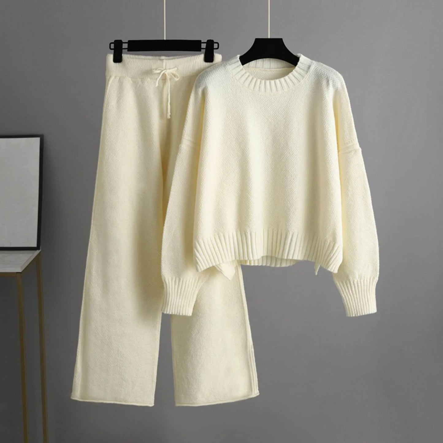 Indie Folk Knit Two-Piece Set