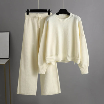 Indie Folk Knit Two-Piece Set