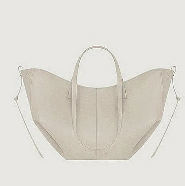 Elegant Leather Bucket Bag