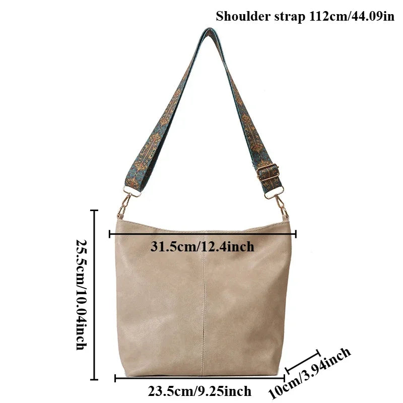 Zongyan PU Leather Bucket Bag