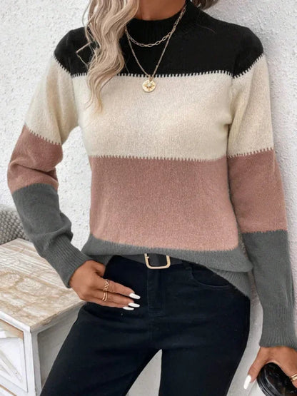 Women's Striped Knit Sweater