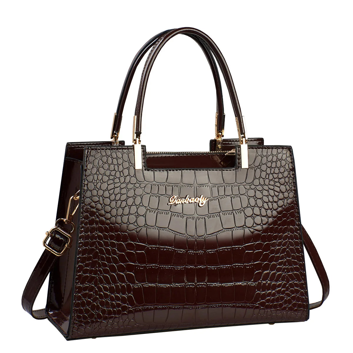 Chic Serpentine Pattern PU Leather Tote