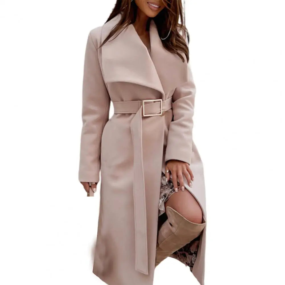 Elegant Belted Winter Coat