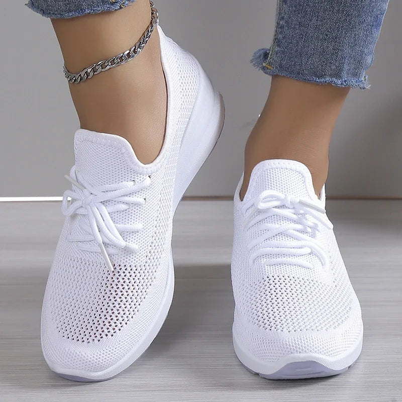 Women's Mesh Platform Sneakers