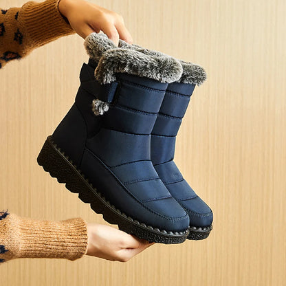 Warm Women's Waterproof Snow Boots